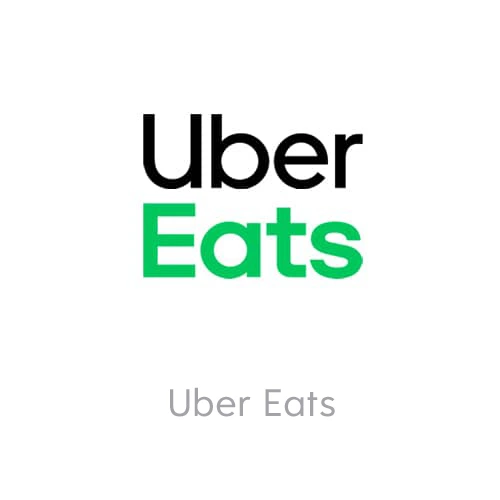 Uber eats logo on a white background.